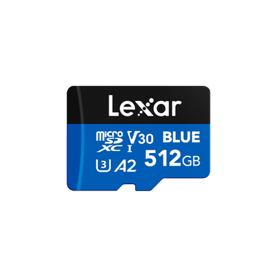 512GB micro - Lexar® BLUE microSDXC™ UHS-I Card