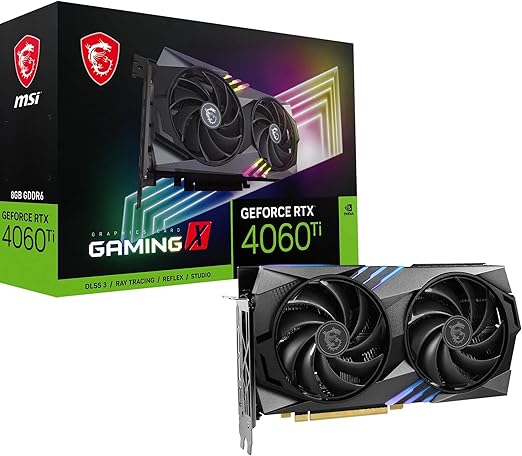 MSI RTX 4060TI GAMING X 8GB GAMING GRAPHICS CARD