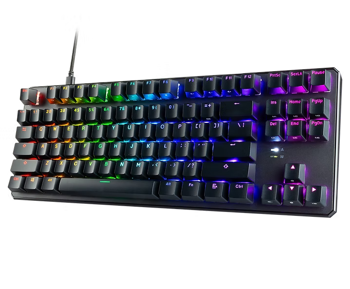 Tecware Phantom+ 104 (Black) Red Switch (Linear, 45g)