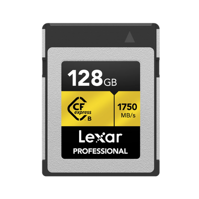 128GB - Lexar® Professional CFexpress™ Type B Card GOLD Series