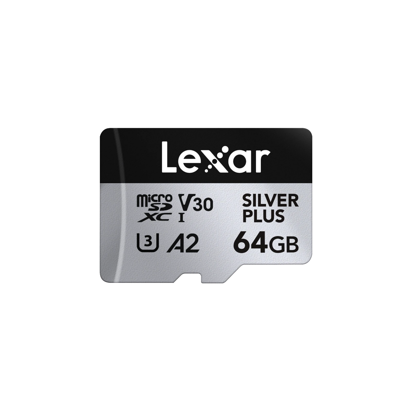 64GB Micro - Lexar® Professional SILVER PLUS microSDXC™ UHS-I (205MB/s)