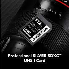 512GB SD - Lexar Professional SILVER PLUS SDXC™ UHS-I Card