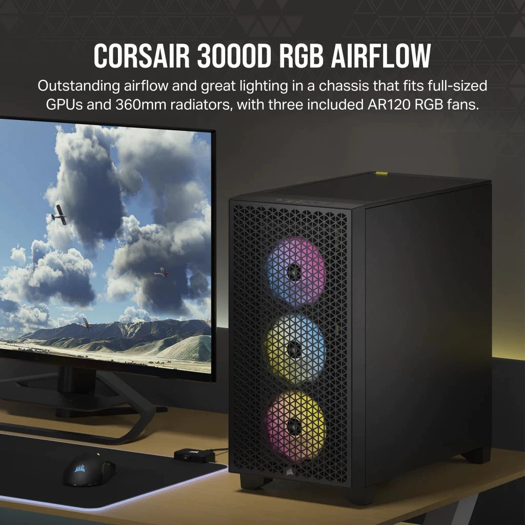 Corsair 3000D Airflow Black/White