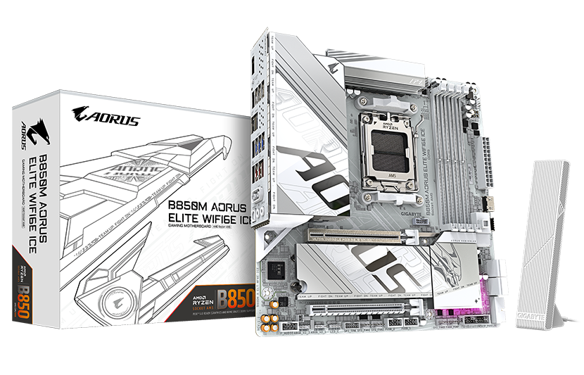 B850M A ELITE WIFI 6E ICE