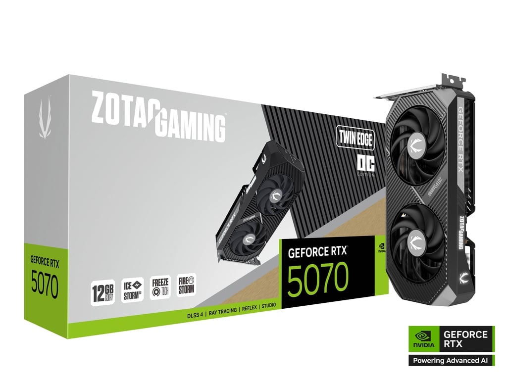 ZOTAC GAMING RTX 5070 TWIN EDGE OC 12GB