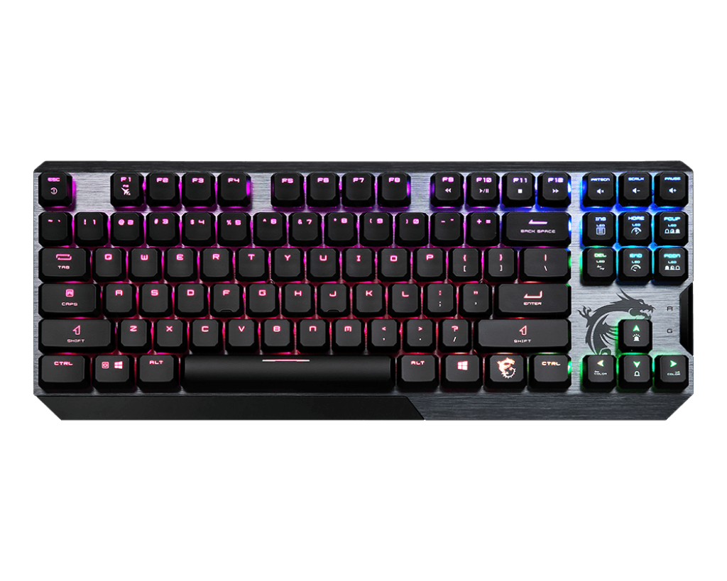 MSI VIGOR GK50 LOW PROFILE TKL ARGB GAMING KEYBOARD