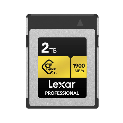 2TB - Lexar® Professional CFexpress™ Type B Card GOLD Series