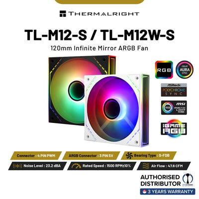 Thermalright TL-M12-S ARGB Fan - White
