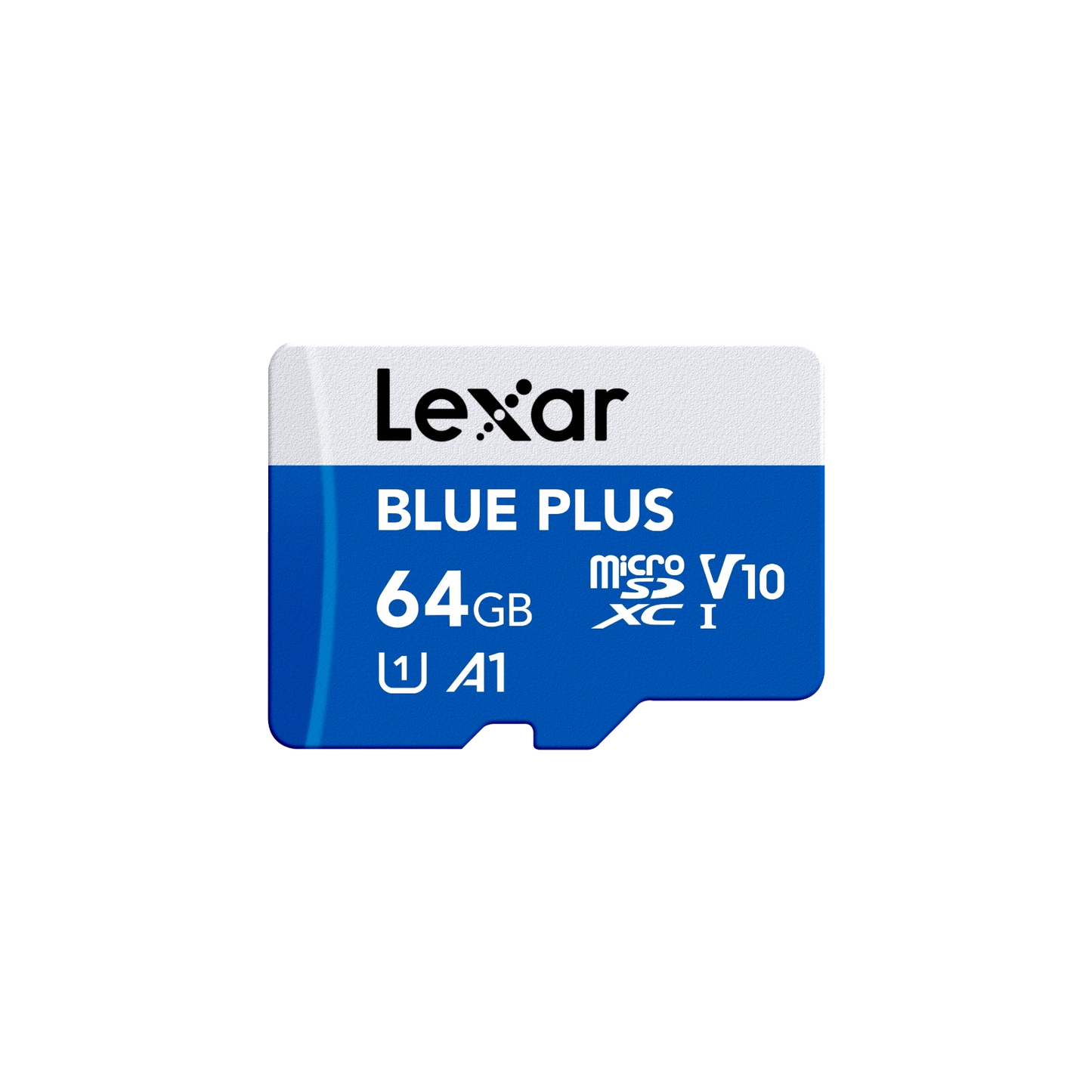 64GB Micro - Lexar BLUE PLUS microSDXC™ UHS-I Card
