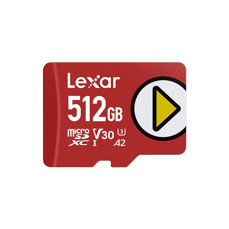 512GB Micro - Lexar® PLAY microSDXC™ UHS-I Card (205MB/s)