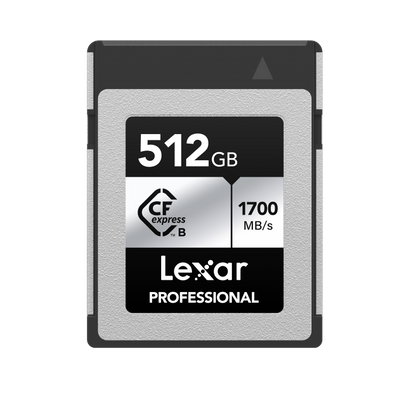 512GB - Lexar® Professional CFexpress™ Type B Card SILVER Series