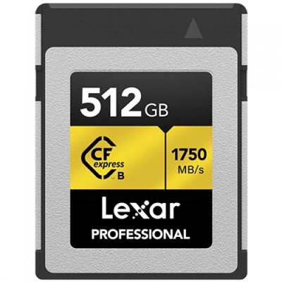 512GB - Lexar® Professional CFexpress™ Type B Card GOLD Series